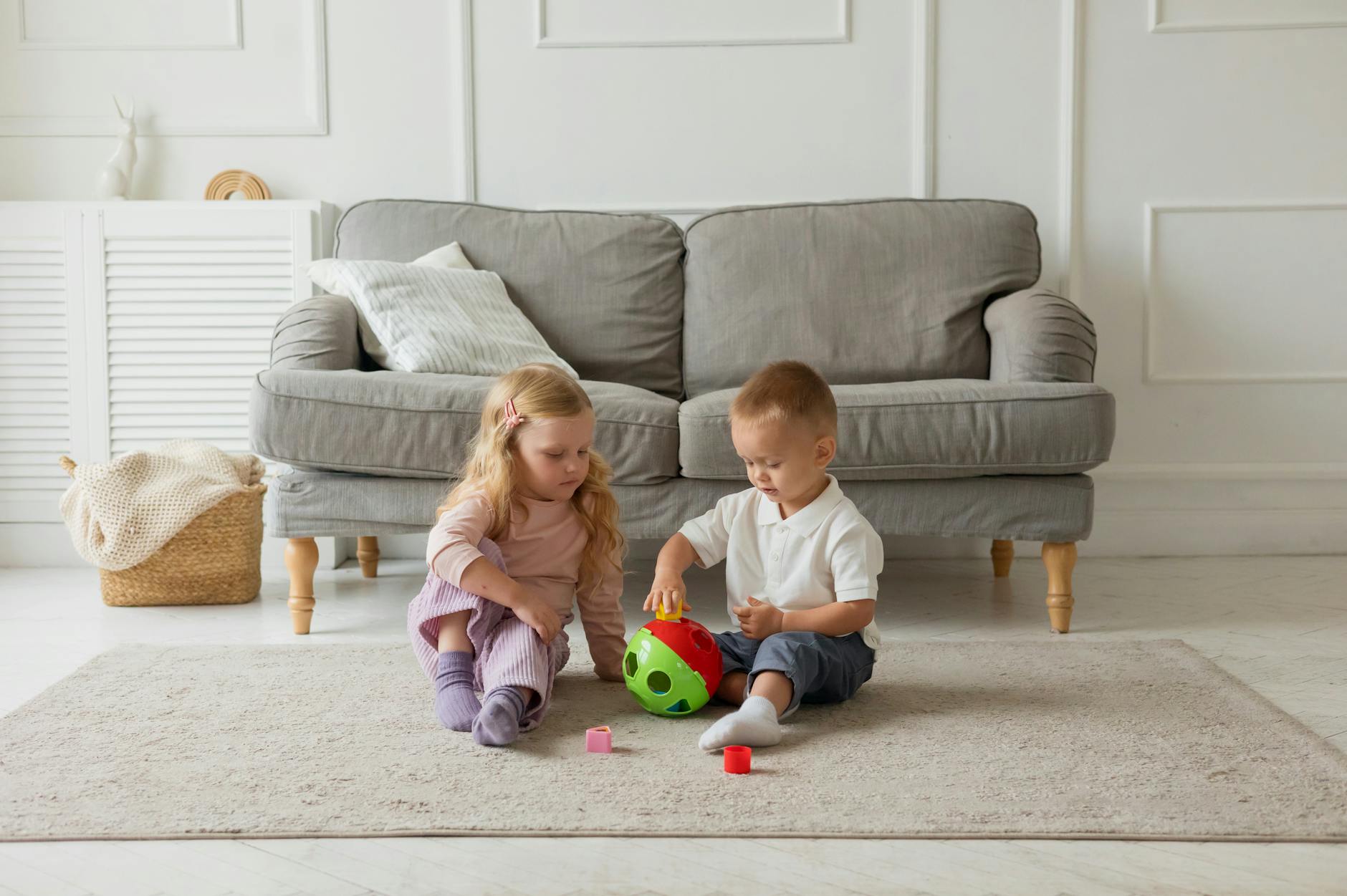 Spacious family suite with play area for children